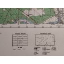 Piła N-33-106-C,D. Mapa topograficzna 1:50 000 Układ UTM