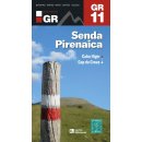 Pireneje Szlak pieszy GR11 Senda Pirenaica. Komplet 21 map turystycznych 1:50 000