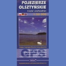 Pojezierze Olsztyńskie. Część zachodnia. Mapa turystyczna 1:50 000.