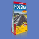 Polska 1:750 000. Mapa samochodowa laminowana.