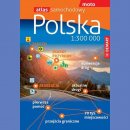 Polska 2022/2023. Atlas samochodowy 1:300 000.