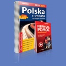 Polska. Atlas drogowy 1:250 000 + Pierwsza pomoc
