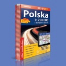 Polska. Atlas drogowy 1:250 000.