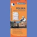 Polska północno-wschodnia (Poland North East). Mapa samochodowa 1:300 000
