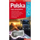 Polska TIR. Mapa 1:750 000 dla zawodowców TIR. strong