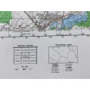 Przechlewo N-33-083-C,D. Mapa topograficzna 1:50 000 Układ UTM