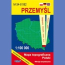 Przemyśl M-34-81/82. Mapa topograficzna 1:100 000. Wydanie turystyczne 