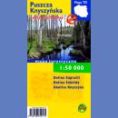 Puszcza Knyszyńska. Część zachodnia. Mapa turystyczna 1:50 000