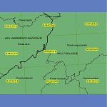 Rajgród N-34-082-C,D<BR>Mapa topograficzna 1:50 000 Układ UTM