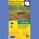 Region Puszczy Białowieskiej. Mapa turystyczna 1:100 000