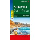 Republika Południowej Afryki (RPA, South Africa). Mapa turystyczna 1:1 500 000. 