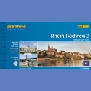 Rhein-Radweg 2: Von Basel nach Mainz (Szlak rowerowy Renu 2: Bazylea-Moguncja). Przewodnik i atlas 1:75 000.
