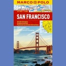 San Francisco. Plan miasta 1:15 000 laminowany.