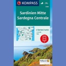 Sardynia Centralna (Sardinien Mitte). Zestaw 4 map turystycznych 1:50 000.