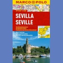 Sewilla (Sevilla). Plan miasta 1:15 000 laminowany.