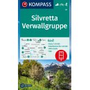 Silvretta, Verwallgruppe. Mapa turystyczna 1:50 000 laminowana.