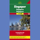 Singapur. Plan 1:15 000.