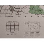 Sława M-33-009-A,B.<BR>Mapa topograficzna 1:50 000 Układ UTM