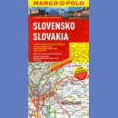 Słowacja. Mapa samochodowa 1:200 000. 