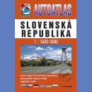 Słowacja (Slovenska Republika). Atlas samochodowy 1:500 000