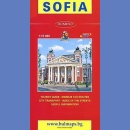 Sofia (Sophia). Plan miasta 1:19 000