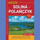 Solina, Polańczyk. Plany 1:15 000. Bieszczady 1:225 000. Mapa laminowana.