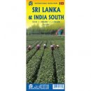 Sri Lanka. Indie Południowe (Sri Lanka & South India). Mapa 1:450 000/1:1 600 000. Wodoodporna