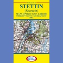 Stettin (Szczecin). Mapa Operacyjna 1:300 000. Arkusz 42. Reedycja