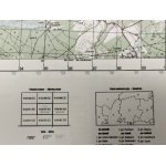 Stężyca N-33-072-A,B. Mapa topograficzna 1:50 000 Układ UTM