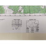 Sulechów N-33-140-C,D. Mapa topograficzna 1:50 000 Układ UTM