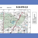 Suwałki N-34-070-C,D. Mapa topograficzna 1:50 000 Układ UTM