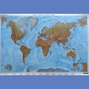 Świat fizyczny.<BR>Mapa ścienna 1:35 000 000.<BR>The World Die Welt Le Monde Il Mondo