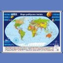 Świat polityczny. Mapa ścienna 1:40 000 000.