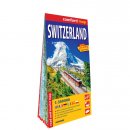 Szwajcaria (Switzerland). Mapa samochodowa 1:350 000. comfort! map