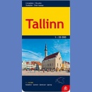 Tallin (Tallinn). Plan 1:25 000.