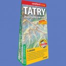 Tatry. Mapa turystyczna panoramiczna laminowana 1:28 000. comfort! map