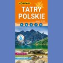 Tatry Polskie. Mapa turystyczna 1:30 000 foliowana.