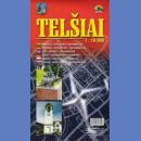 Telsze (Telšiai). Plan miasta 1:10 000.