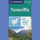 Teneryfa (Teneriffa). Mapa turystyczna 1:50 000