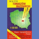 Tomaszów Mazowiecki M-34-17/18<BR>Mapa topograficzna 1:100 000. Wydanie turystyczne 