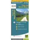 Tour du Mont-Blanc. Mapa turystyczna 1:50 000 wodoodporna.