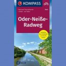 Trasa Nadodrzańska (Oder-Neisse Radweg): Quelle-Frankfurt-Usedom. Mapa rowerowa 1:50 000
