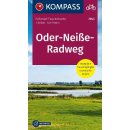 Trasa Nadodrzańska (Oder-Neisse Radweg): Quelle-Frankfurt-Usedom. Mapa rowerowa 1:50 000