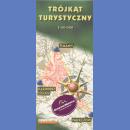 Trójkąt Turystyczny: Kazimierz Dolny-Puławy-Nałęczów. Mapa turystyczna 1:50 000.
