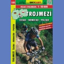 Trójstyk Czechy-Niemcy-Polska (Trojmezí - Česko, Německo, Polsko). Mapa turystyczna 1:50 000.