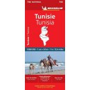 Tunezja (Tunisie, Tunisia). Mapa drogowo-turystyczna 1:800 000