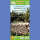 Ukraina: Góry Czywczyńskie, Połoniny Hryniawskie. Mapa turystyczna 1:50 000.