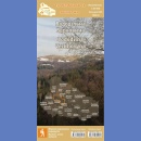 Ukraina: Grzbiet Wododziałowy. Mapa turystyczna 1:50 000 laminowana.