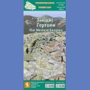 Ukraina: Zachodnie Gorgany. Mapa turystyczna 1:50 000.