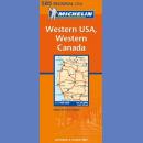 USA zach., Kanada zach. Mapa drogowa 1:2 400 000.